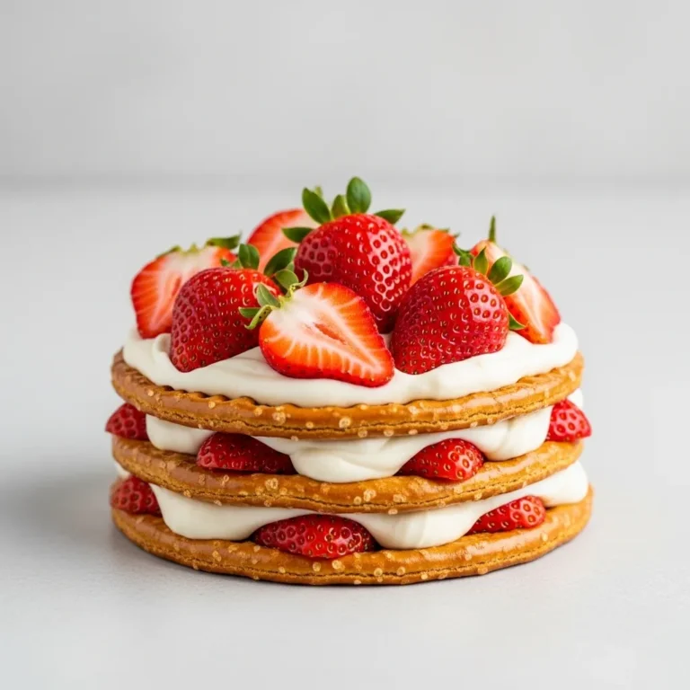 Strawberry Pretzel Dessert from Scratch