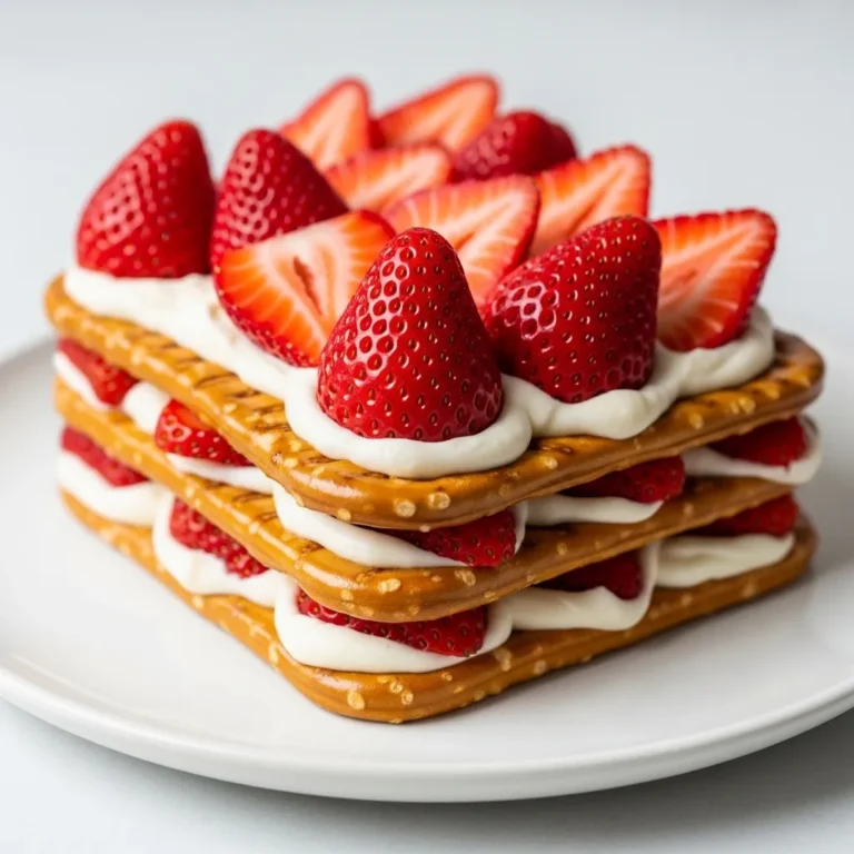 Strawberry Pretzel Dessert Without Pineapple