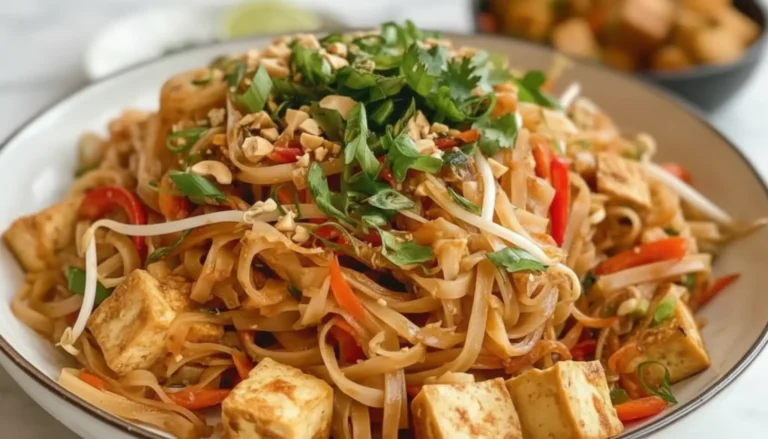High Protein Tofu Pad Thai
