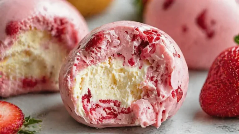 Strawberry Cheesecake Protein Balls