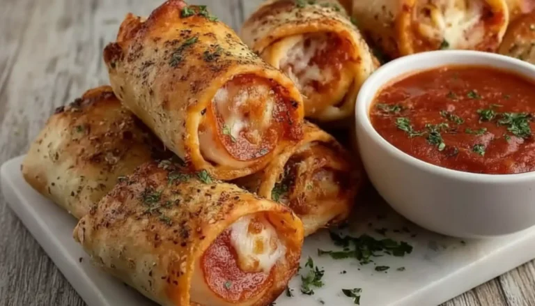Irresistible High Protein Pepperoni Pizza Rolls