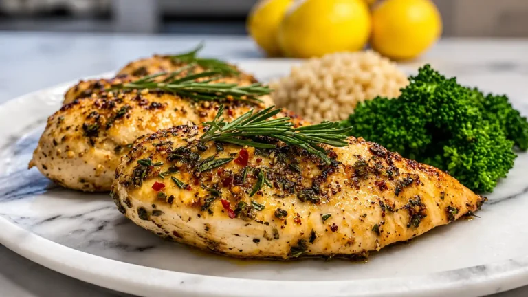 Air Fryer Lemon Garlic Herb Chicken Breast