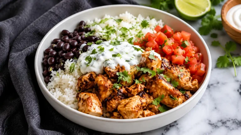 Low-Calorie Chicken Burrito Bowl: Easy, Guilt-Free Goodness