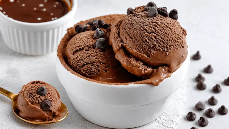 Chocolate Cottage Cheese Ice Cream