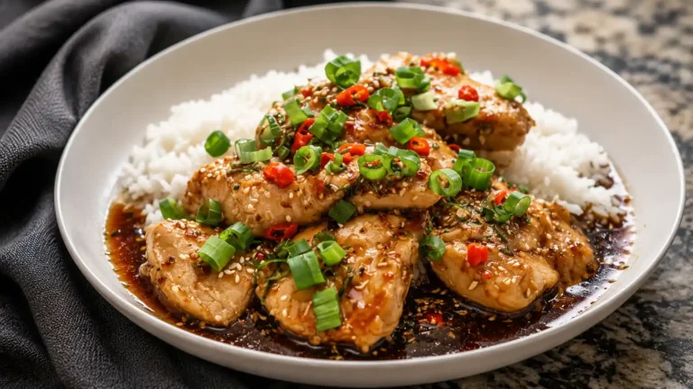High Protein Low Calorie Mongolian Chicken – A Lighter Take on a Takeout Favorite