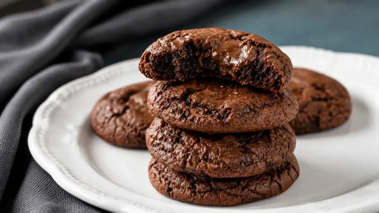 Keto Flourless Chocolate Fudge Cookies (High Protein)