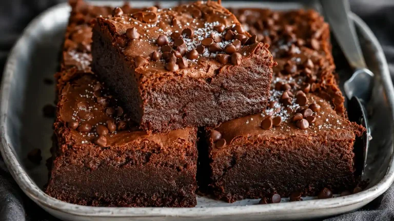 Vegan Chickpea Brownies (High Protein)