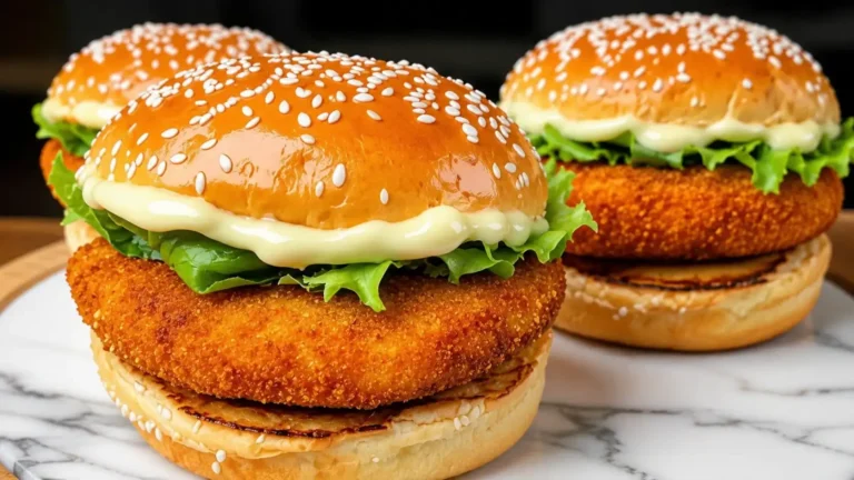 Homemade Crispy Spicy Chicken Sandwich
