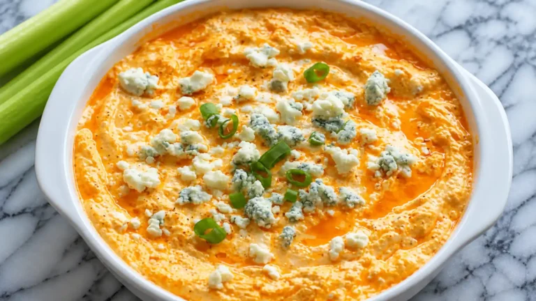 Cottage Cheese Buffalo Chicken Dip