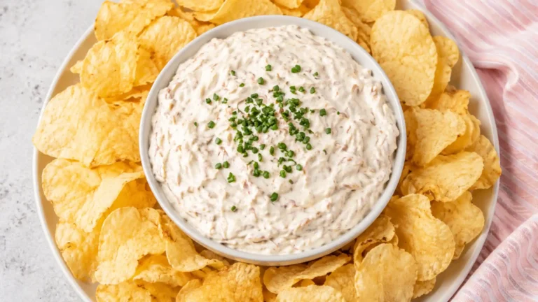 Healthy Greek Yogurt Onion Dip