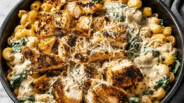 High Protein Garlic Parmesan Pasta Bowls