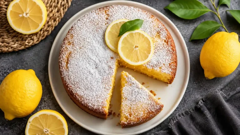 High Protein Lemon Ricotta Cake – Soft and Moist