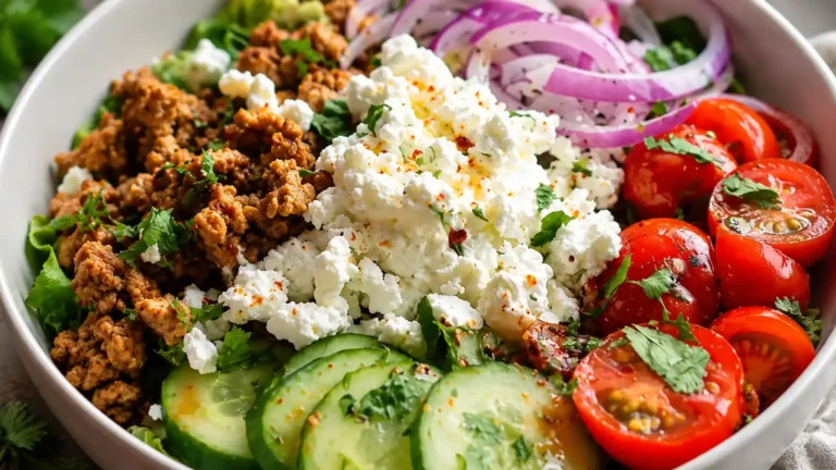 Mediterranean Ground Turkey Bowls