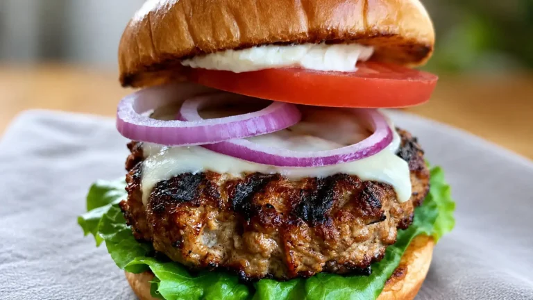 Juicy Barefoot Contessa Turkey Burger Recipe with Simple Ingredients