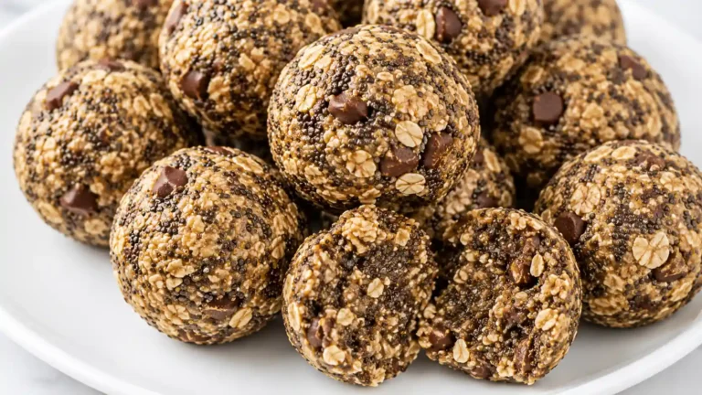 No Bake Chia Seed Energy Balls