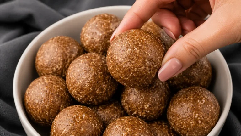 Cinnamon Roll Energy Balls