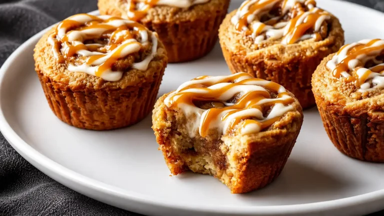 Cinnamon Roll Protein Muffins