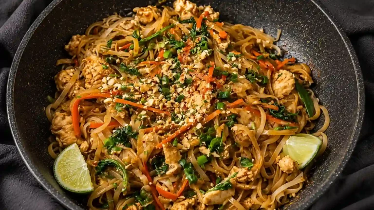 Healthy Chicken Pad Thai