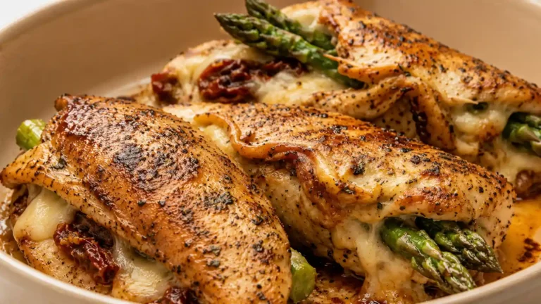 Asparagus Stuffed Chicken Breast