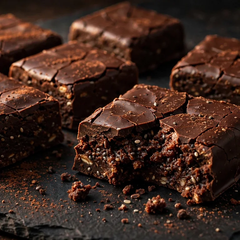 Dark Chocolate Brownie Bars protein bars