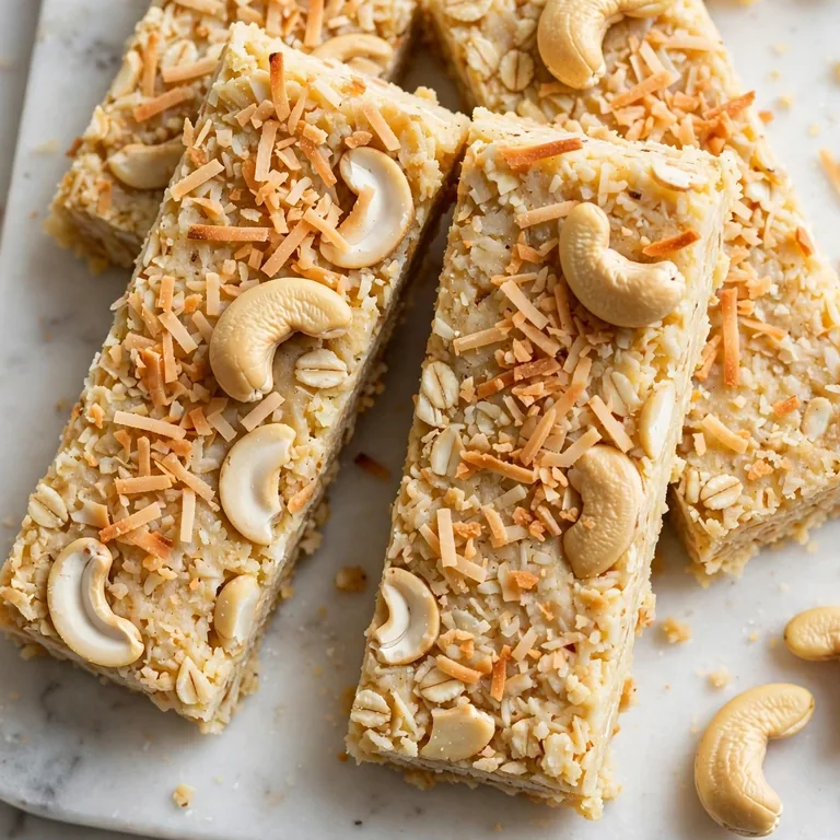 Coconut Cashew Bars protein bars