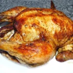 Golden roast chicken