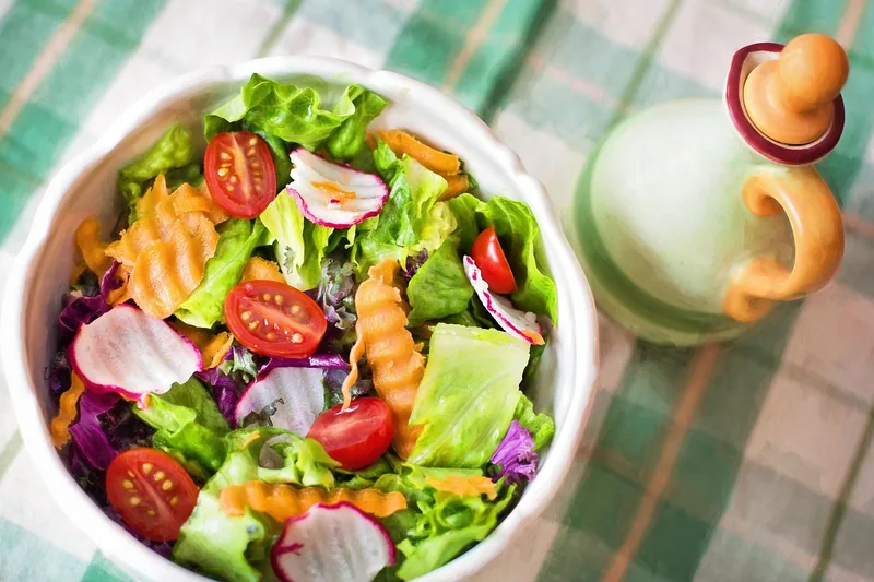 Fresh colorful salad bowl - Salad Favorites