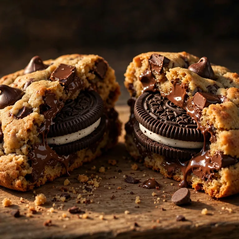 Oreo Stuffed Cookies