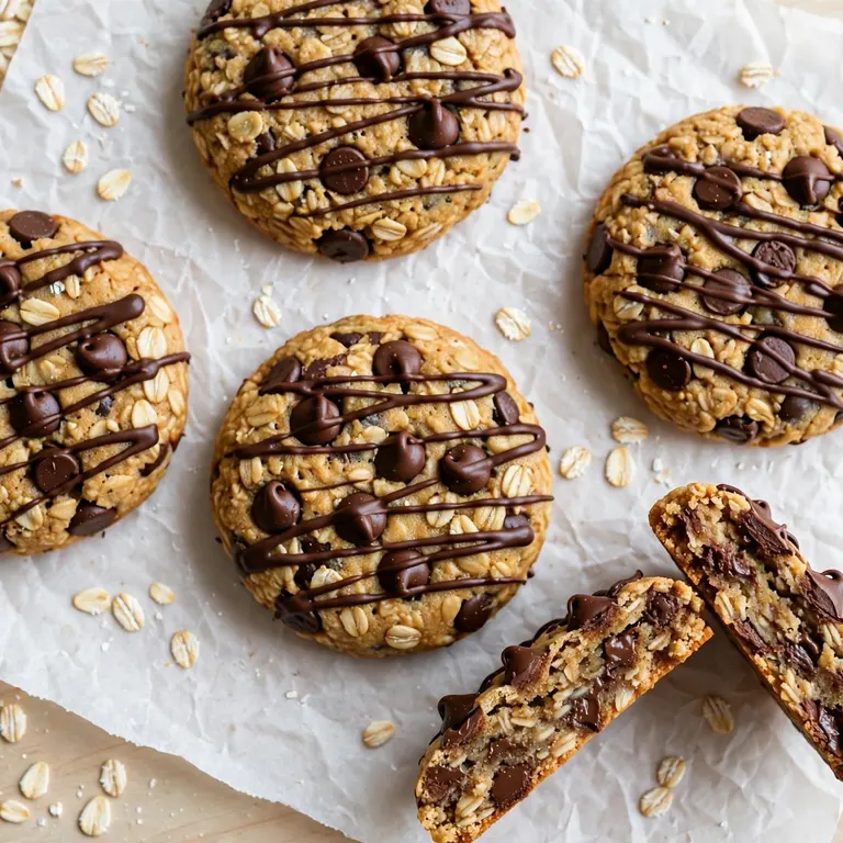 No-Bake Chocolate Chip Cookies