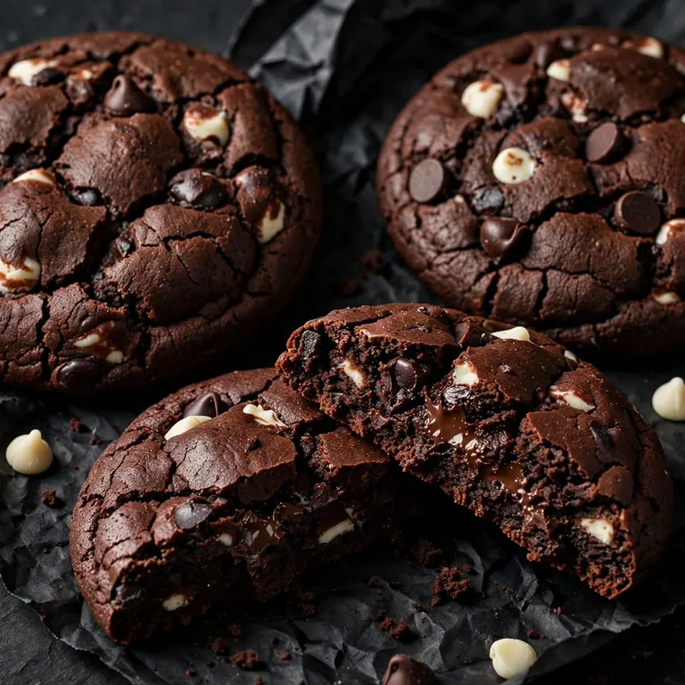 Double Chocolate Chip Cookies