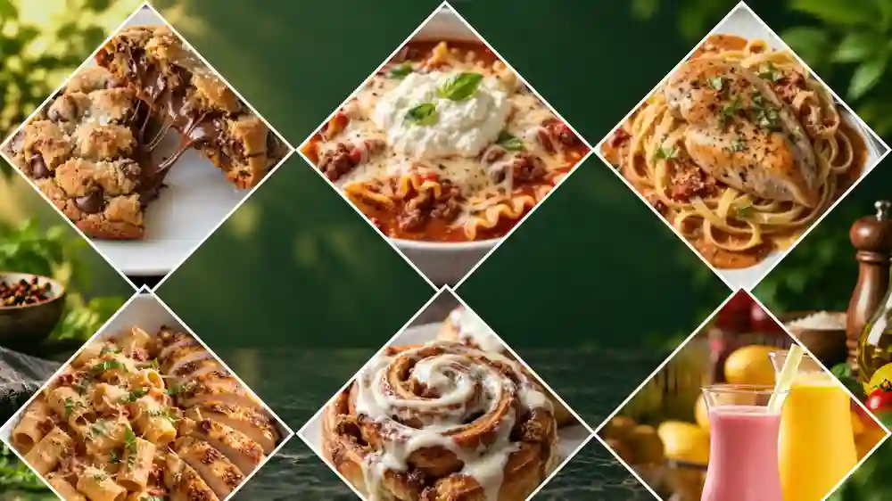 The Cooking Vibes recipes collage