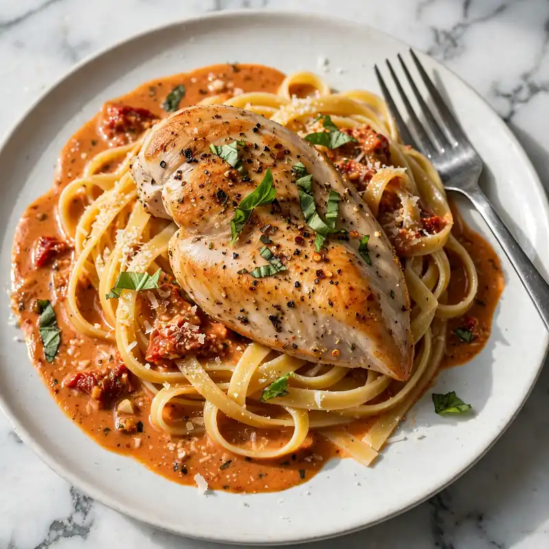 Marry me chicken with creamy tomato sauce